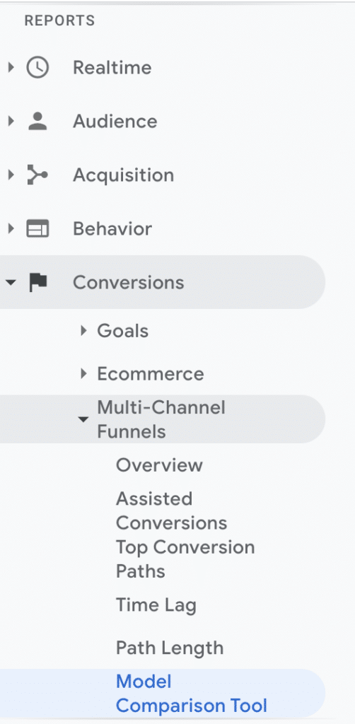 create marketing attribution custom model step 1